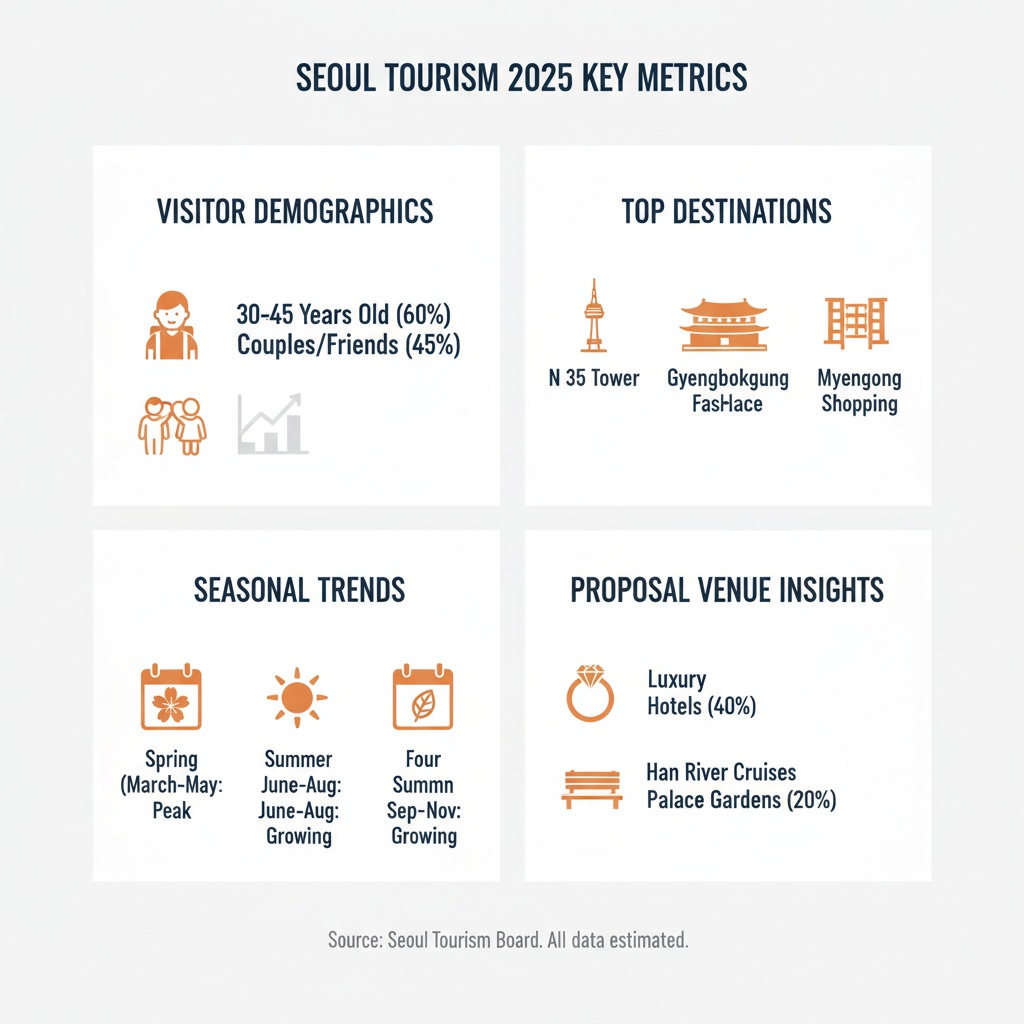 인포그래픽 이미지: 2025 Seoul Tourism Insights: Focus on Young & Mature Visitors