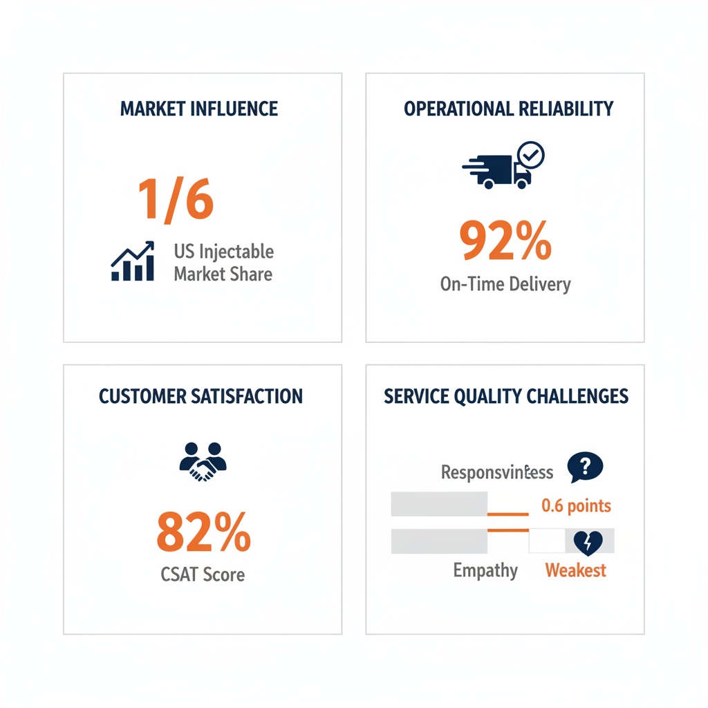 Infographic Image: Hikma Pharmaceuticals Marketing & Service Quality Highlights