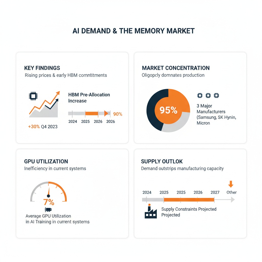 Infographic Image: AI-Driven Memory Market Surge: Supply Challenges and Industry Response