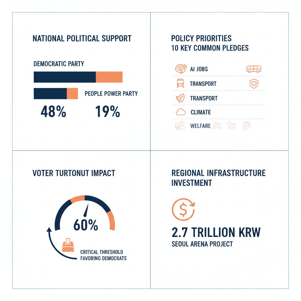 인포그래픽 이미지: 2026 Local Elections: Policy-Driven Competition and Regional Strategies