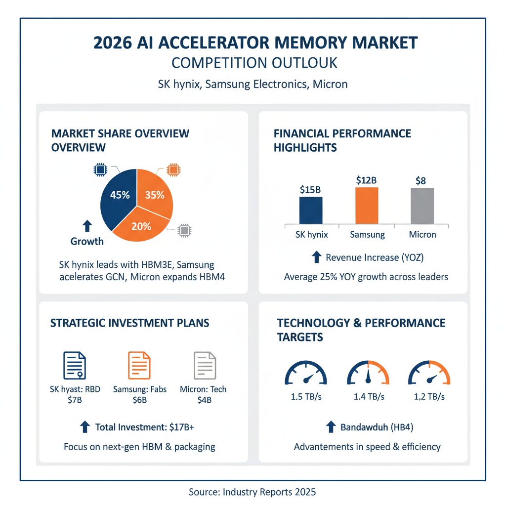 인포그래픽 이미지: 2026 AI Accelerator HBM Market: Competitive Landscape & Trends