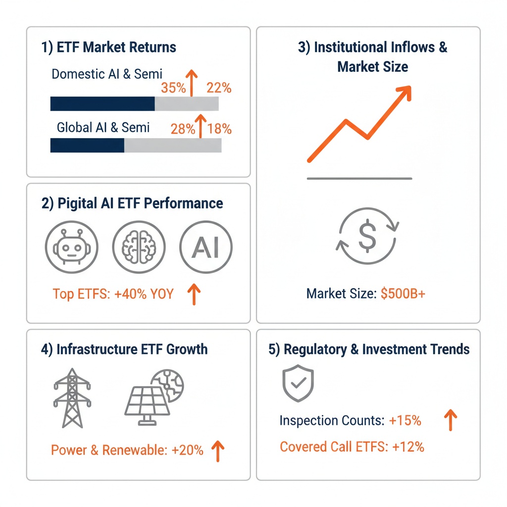 인포그래픽 이미지: 2026 South Korea ETF Market: Growth, Regulation, and Investment Dynamics