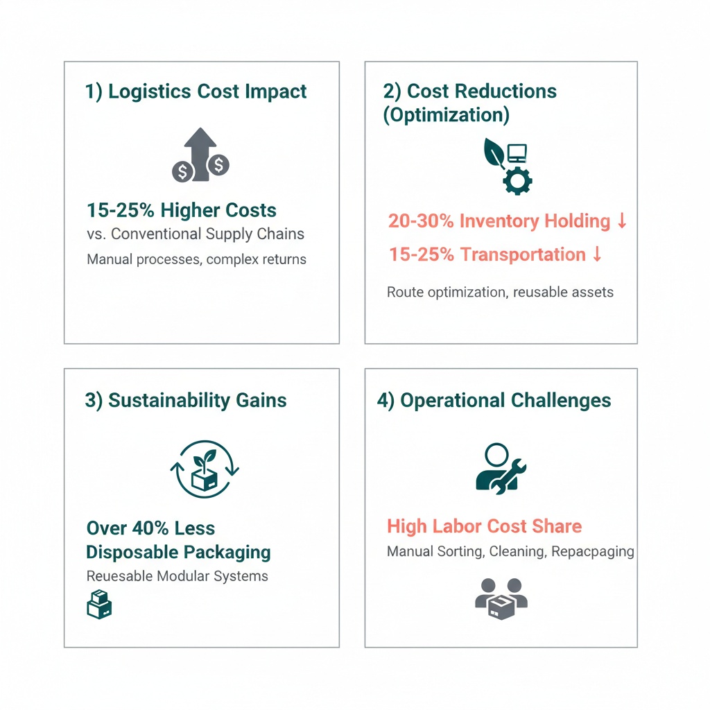 Infographic Image: Optimizing Logistics for Sustainable Zero Waste Retail