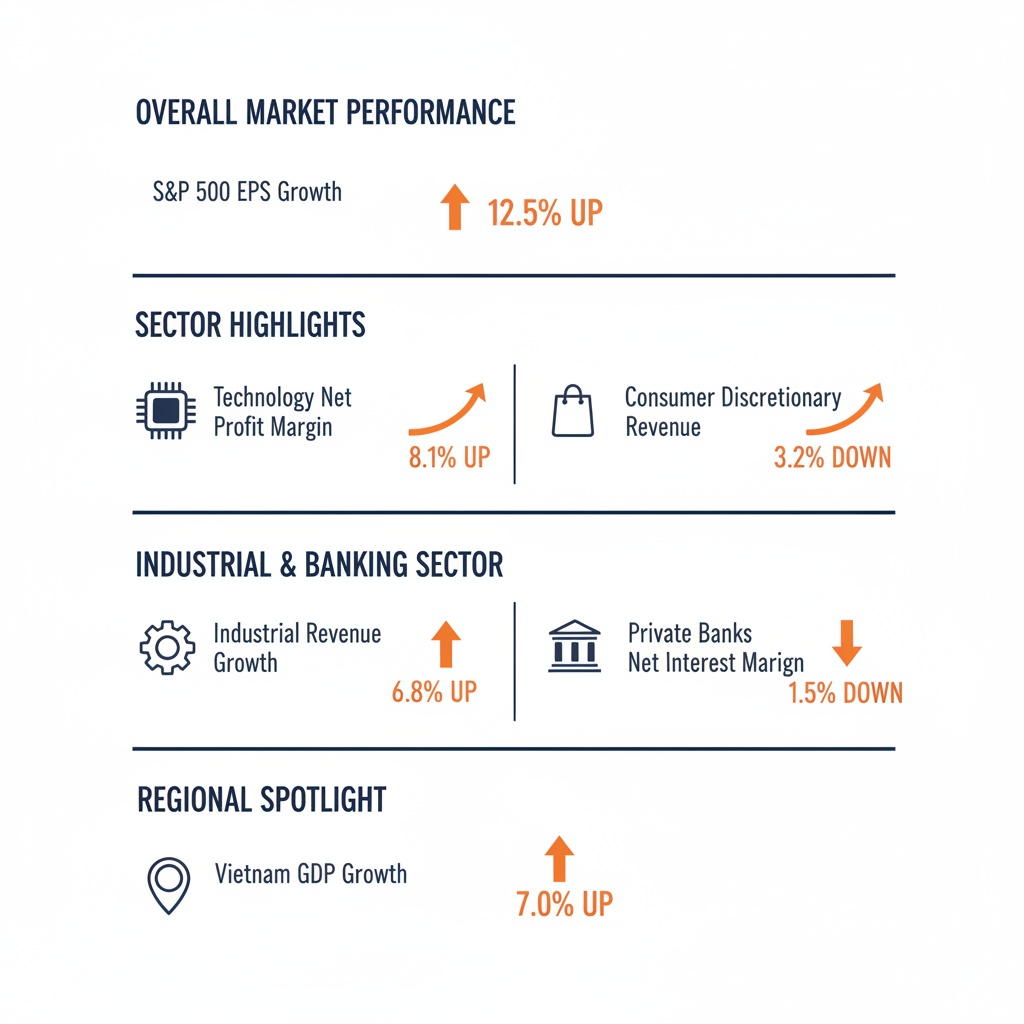 Infographic Image: Q1 2026 Corporate Earnings: Divergent Growth and Strategic Resilience