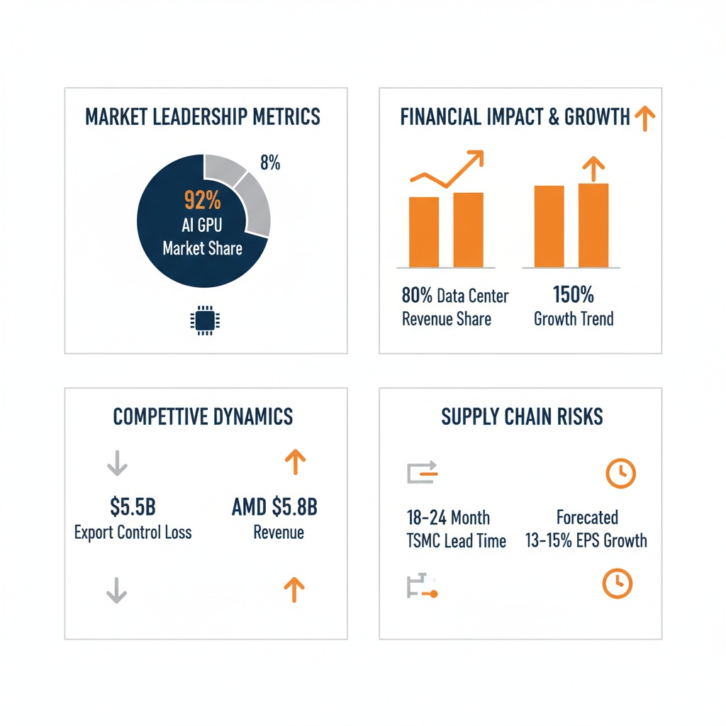 Infographic Image: Nvidia's AI Leadership and Strategic Resilience Amid Geopolitical Challenges