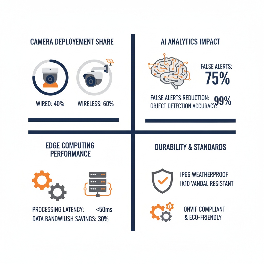 Infographic Image: Key Insights on Modern Outdoor Security Camera Systems