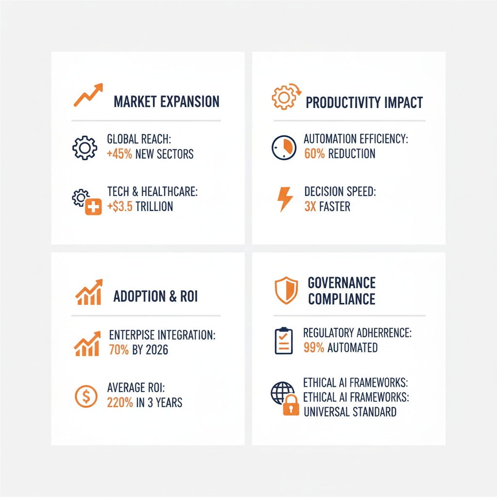 Infographic Image: Agentic AI in 2026: Key Market, Performance, and Governance Insights