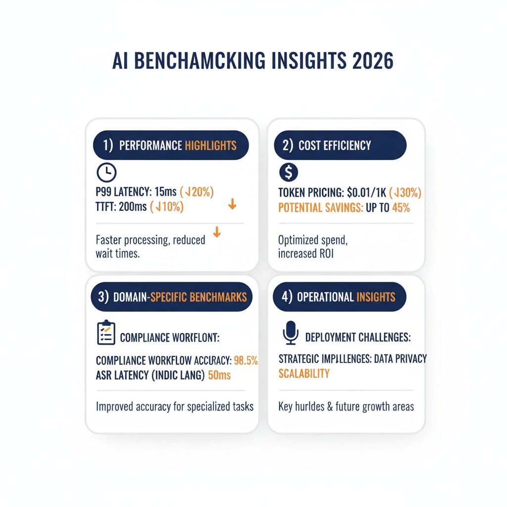 Infographic Image: AI Model Performance, Cost Efficiency, and Operational Maturity in 2026